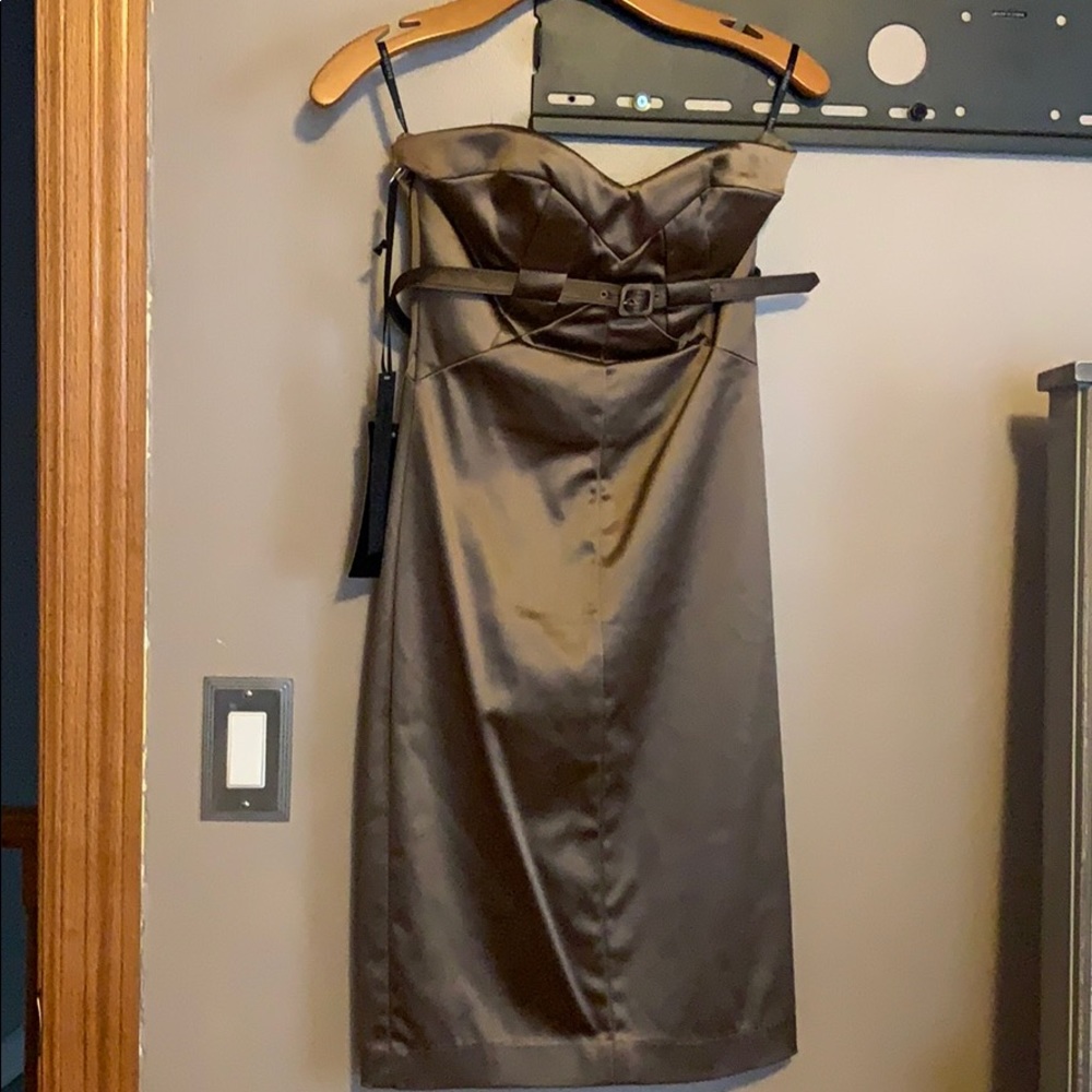 Bebe Satin Dress